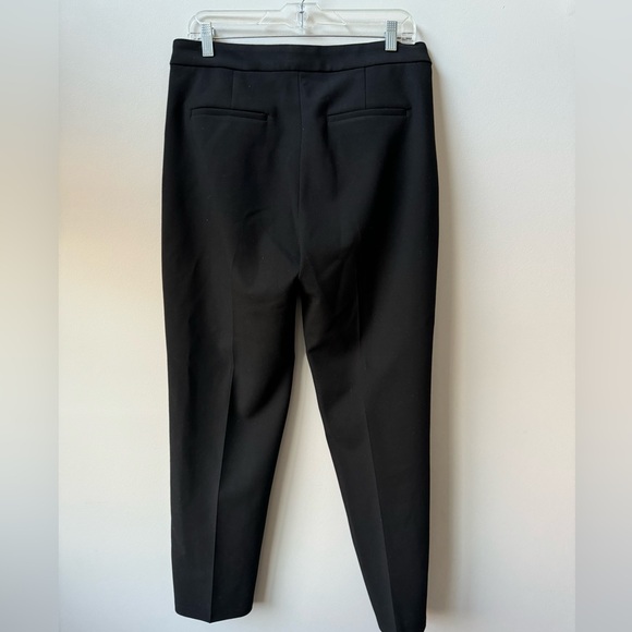 J Crew Kate Straight Leg Pant in Four Season Stretch Black High Rise - Picture 3 of 5